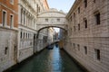 Bridge of Sighs in the early morning. Venice Royalty Free Stock Photo