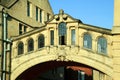 Bridge of Sighs, Hertford College, Oxford University's Royalty Free Stock Photo
