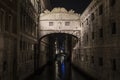 Bridge of Sighs at night