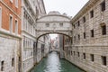 Bridge of Sighs Ponte dei Sospiri, connecting the New Prison and the Doge`s Palace, Venice, Italy Royalty Free Stock Photo