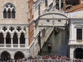 Bridge of Sighs Venice, close view