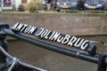 Bridge Sign Anton Jolingbrug At Amsterdam The Netherlands 8-2-2022