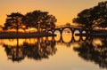 Bridge Silhouettes at Historic Corolla Park at Sunset in Outer Banks