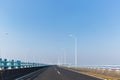 Bridge spanning the sea in zhoushan