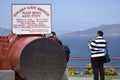 Welcome to the Golden Gate Bridge, what the cable really looks like. Royalty Free Stock Photo