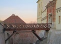 Bridge in Spilberk castle, city Brno
