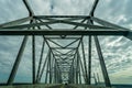 Bridge Structure and Frame from the Car