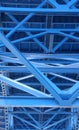 Bridge support beams Royalty Free Stock Photo