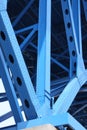 Bridge support beams Royalty Free Stock Photo