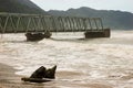 Bridge survived tsunami in Indonesia