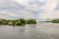 Bridge Thousand Islands over the Saint Lawrence river in Canada