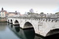 Bridge of Tiberius is a Roman bridge in Rimini, Italy.