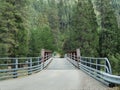 Bridge to Goodyear`s Bar, California Royalty Free Stock Photo