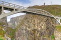 Bridge to the Mizen Head Lighthouse Royalty Free Stock Photo