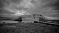 Man on a bridge Royalty Free Stock Photo