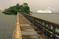 Bridge to Nowhere, Samana Bay Royalty Free Stock Photo