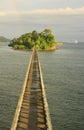 Bridge to Nowhere, Samana Bay Royalty Free Stock Photo