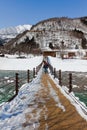 Bridge to Ogimachi Village