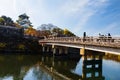 Bridge to Osaka Castle Royalty Free Stock Photo