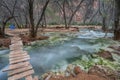 Bridge to paradise, Havasu Falls, Grand Canyon, Arizona Royalty Free Stock Photo