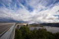 Bridge to rocky island Royalty Free Stock Photo