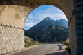 Bridge on the top of Coll dels Reis road, Mallorca Royalty Free Stock Photo