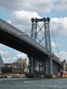 Bridge Tower of Williamsburg Bridge in New York City