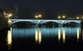 Bridge of Triana and Isabel II of Seville - Puente de Triana e Isabel II de Sevilla Royalty Free Stock Photo