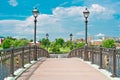 Bridge in Tsaritsino Park, Moscow Royalty Free Stock Photo