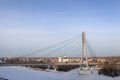 Bridge in Tyumen Royalty Free Stock Photo