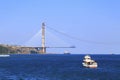 Bridge under construction, Istanbul, Turkey Royalty Free Stock Photo