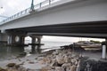 Bridge underpass at Johns Pass Madeira Beach, Florida Royalty Free Stock Photo