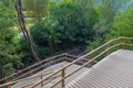 Bridge the Valira del Orient river in Cami Ral in summer in Andorra