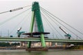 Severinsbrucke, bridge across Rhine River, Germany Royalty Free Stock Photo