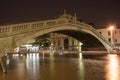 Bridge in Venice at Night