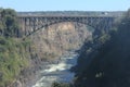 Bridge at Victoria Falls Royalty Free Stock Photo