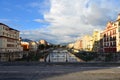 Bridge View over River Guadalmedina in Malaga, Spain