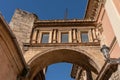 Bridge walkway from the Cathedral in Valencia Spain on February 25, 2019