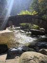 Bridge and water Royalty Free Stock Photo