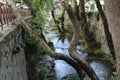 Bridge, waterfalls, river at the old town of Livadeia, in Boeotia region, Central Greece, Greece