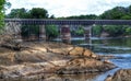 Bridge at Weldon Boat Ramp Royalty Free Stock Photo