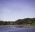 Bridge in Wellfleet, MA Cape Cod Royalty Free Stock Photo