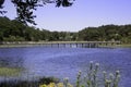 Bridge in Wellfleet, MA Cape Cod Royalty Free Stock Photo