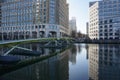 Bridge at West India Quay to Canary Wharf