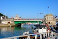 Bridge at Weymouth harbour. Royalty Free Stock Photo