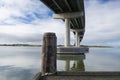 Bridge and Wharf at Goolwa, Hindmarsh Island, South Australia Royalty Free Stock Photo