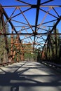 Bridge in Wilderness Area Royalty Free Stock Photo