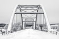 Bridge in winterland