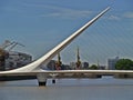 The bridge of the Woman, Buenos Aires. Royalty Free Stock Photo