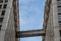 bridge between the Wrigley Building at the financial district, Chiacago Royalty Free Stock Photo